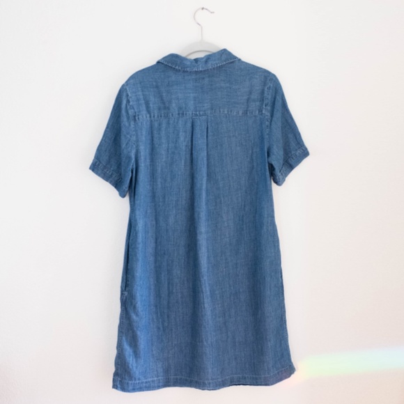 Faherty Hana Chambray Mini Shirtdress - Picture 5 of 6